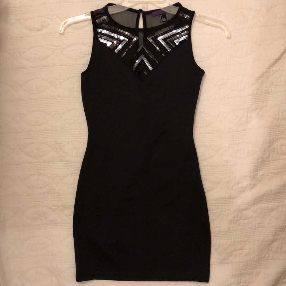 Party dress with detailing